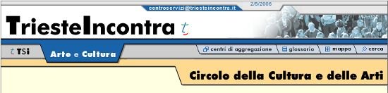 Il primo sito web del CCA di Trieste